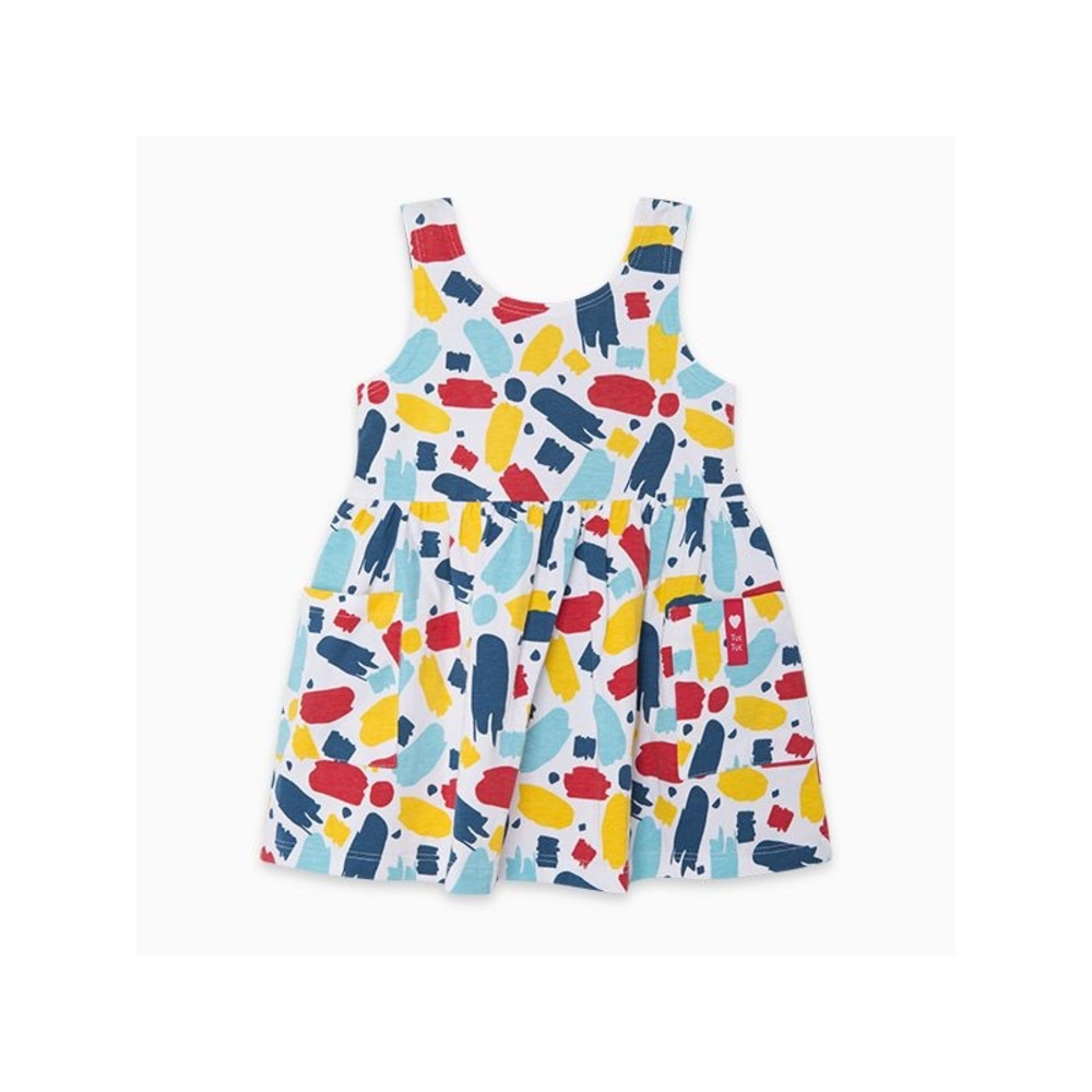 Vibrant Multicolor Kids Casual Dress